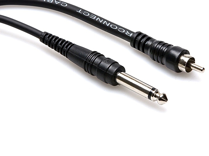 Hosa CPR-115 1/4'' Jack to RCA Cable 15ft