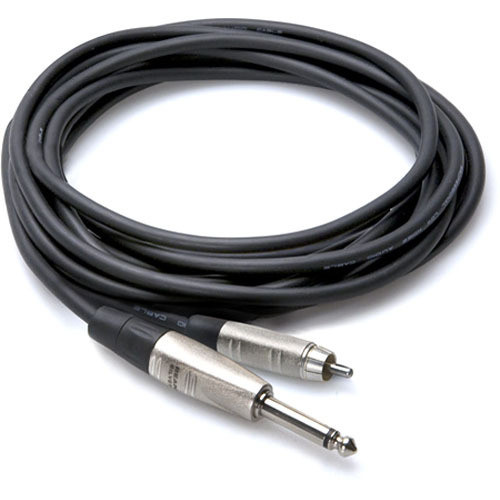 Hosa HPR-015 Pro 1/4'' to RCA Cable 15ft