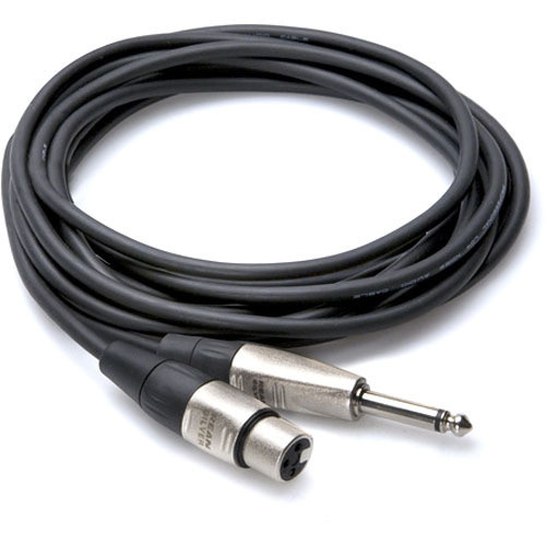 Hosa HXP-005 Pro XLR to 1/4'' Cable 5ft
