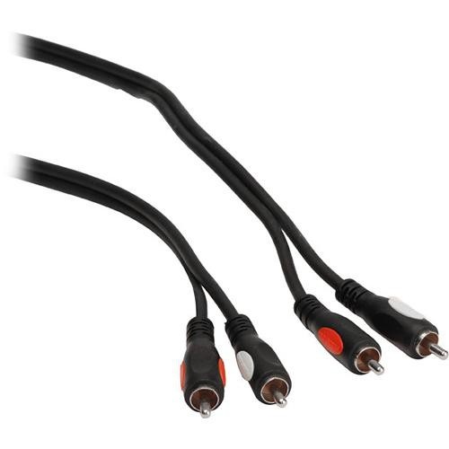 Pearstone 2 RCA Male to 2 RCA Male Audio Cable (1.5')