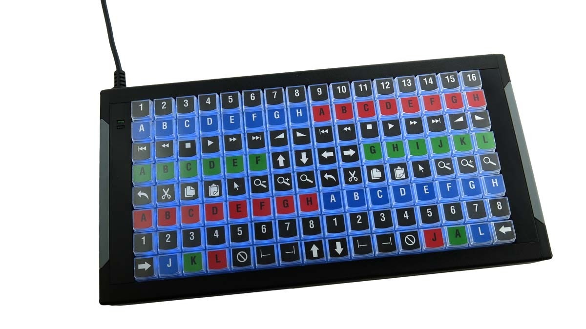 X-Keys XKE-128 USB Programmable Keyboard