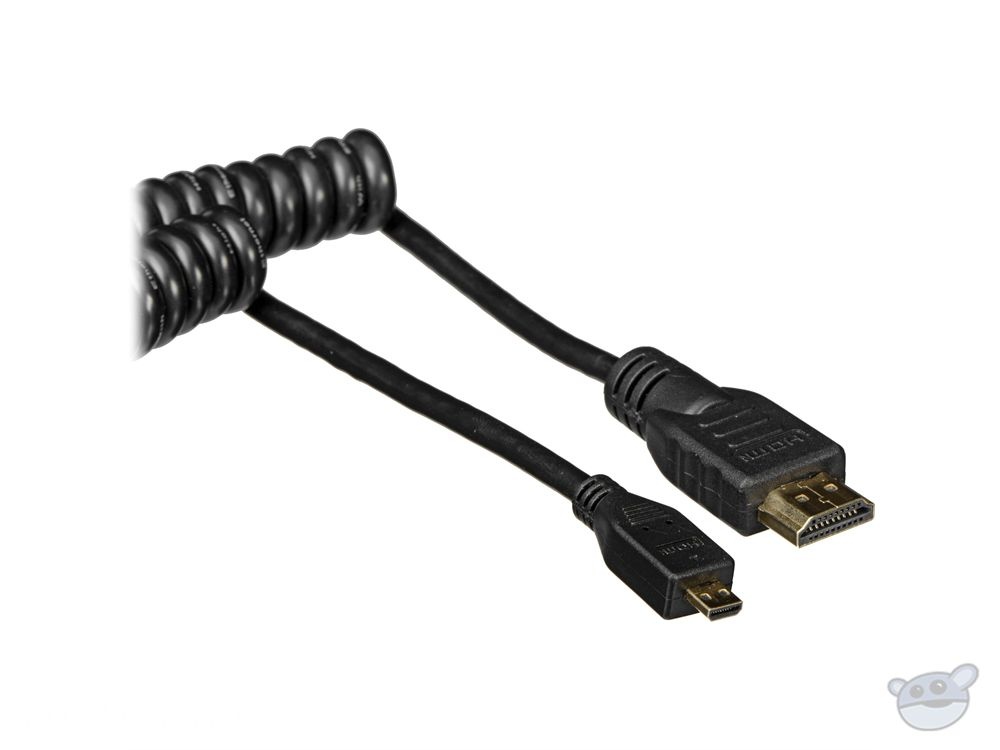 Atomos Micro to Full HDMI Coiled Cable (30cm to 45cm)