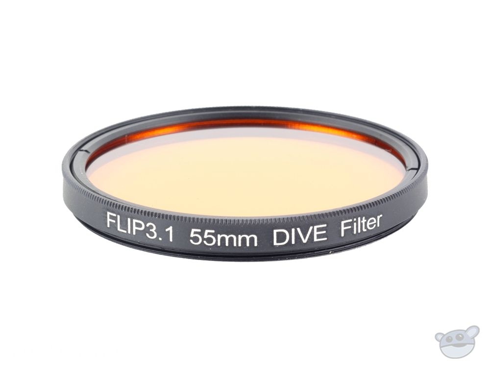 Flip Filters 55mm Threaded Underwater Colour Correction Red Filter for GoPro (DIVE)