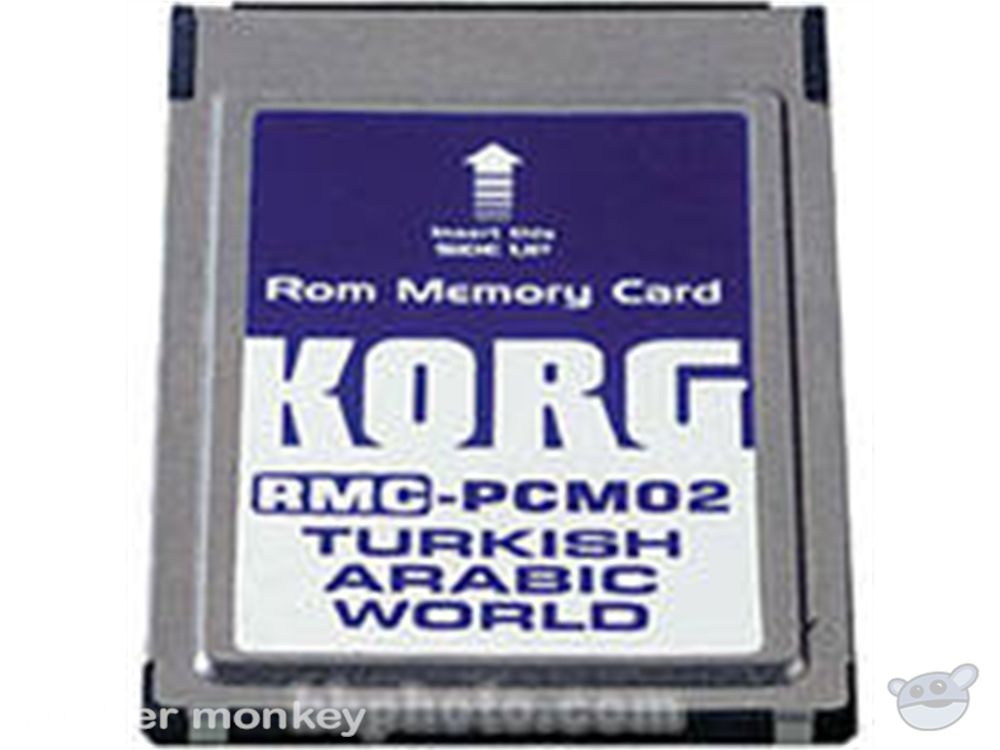 Korg RMC-PCM02 - 8MB ROM Card for the PA-80 - Turkish/Arabic Styles