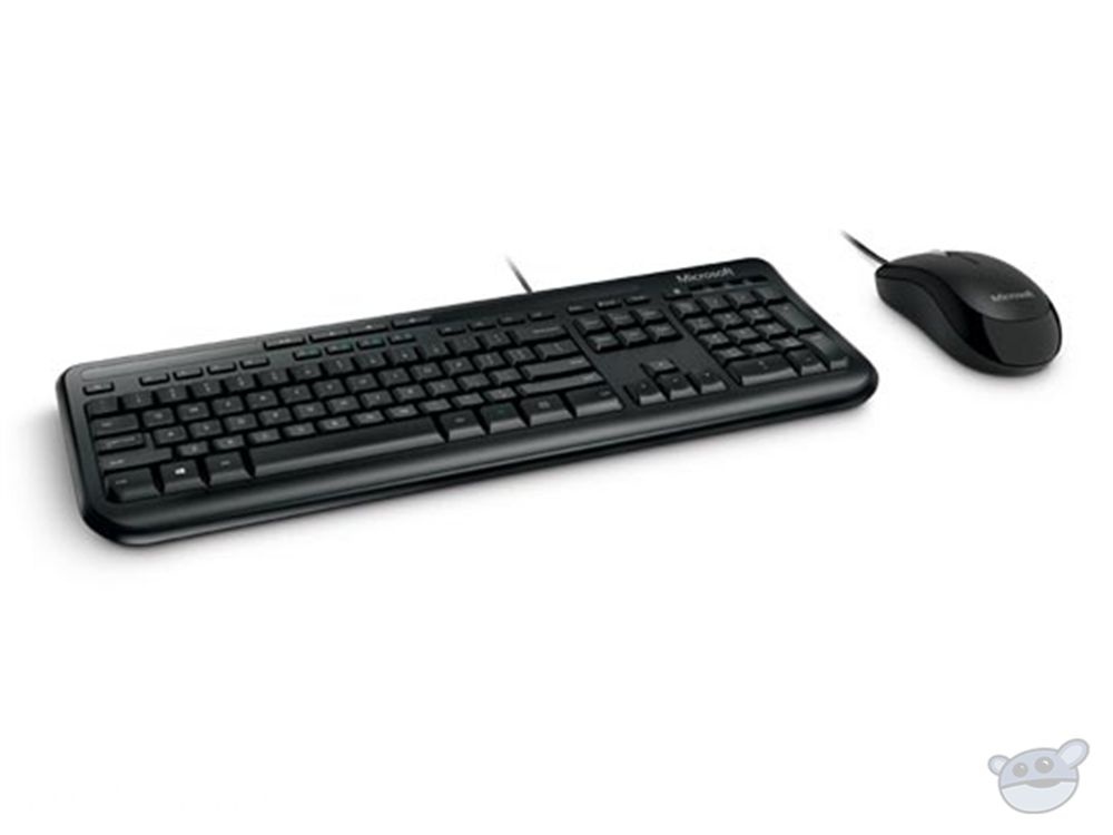 Microsoft Spill-Resistant Keyboard and Optical Mouse Wired Desktop 600 Set