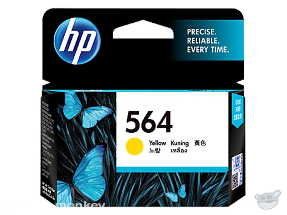 HP 564 Yellow Original Ink Cartridge (CB320WA)