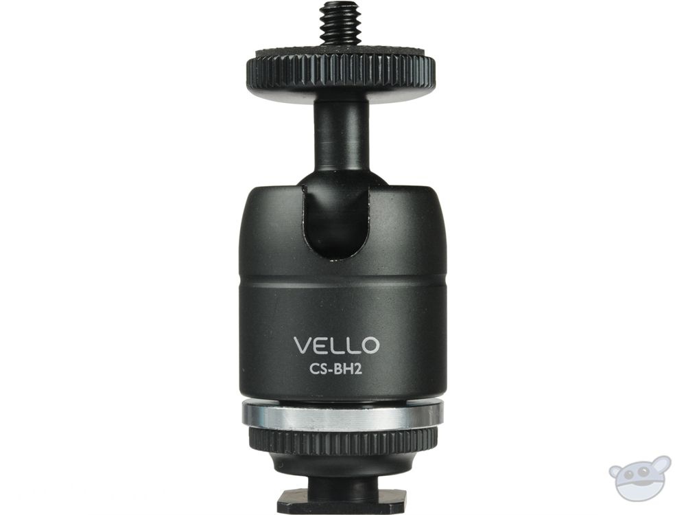 Vello Multi-Function Ball Head with Removable Bottom Shoe Mount