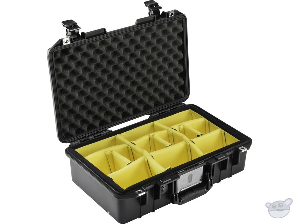 Pelican 1485 Air Compact Hand-Carry Case (Black, with Dividers)