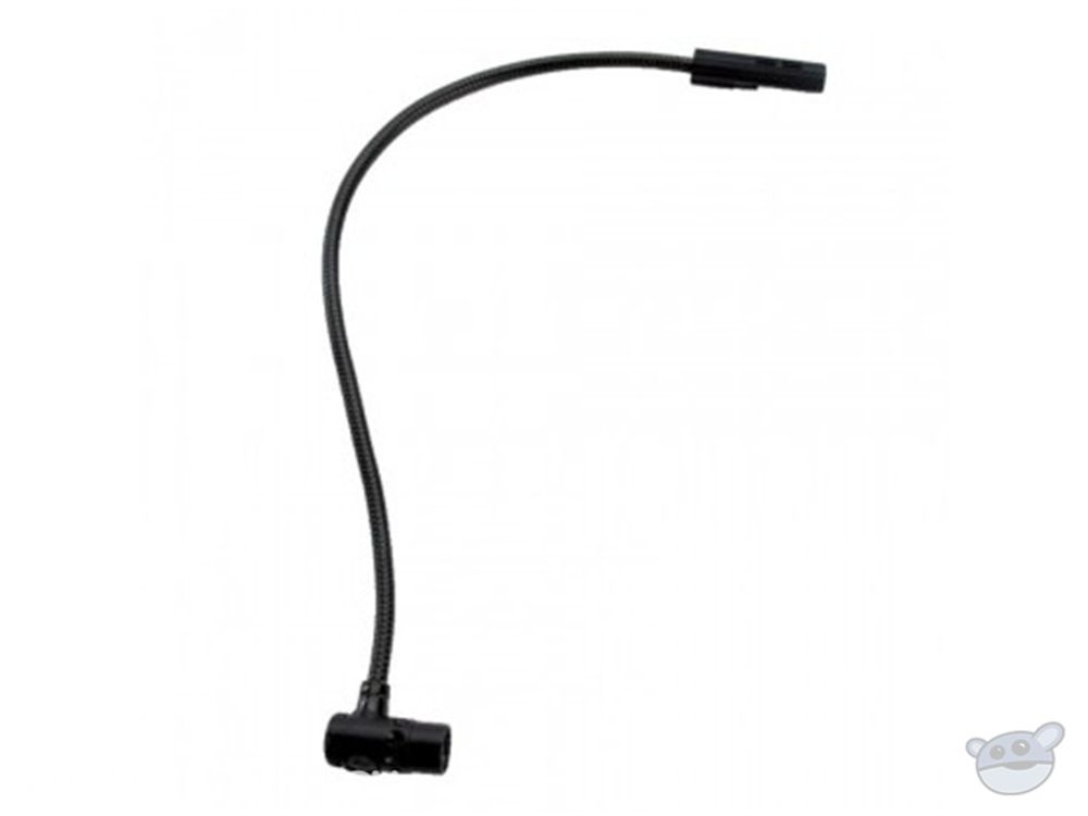 Littlite 12X-RLED - LED Gooseneck Lamp with 3-pin Right Angle XLR Connector (12-inch)