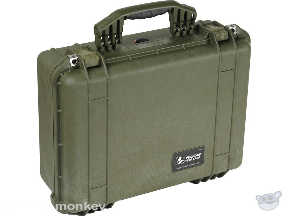 Pelican 1524 Case with Padded Dividers (Olive Drab Green)