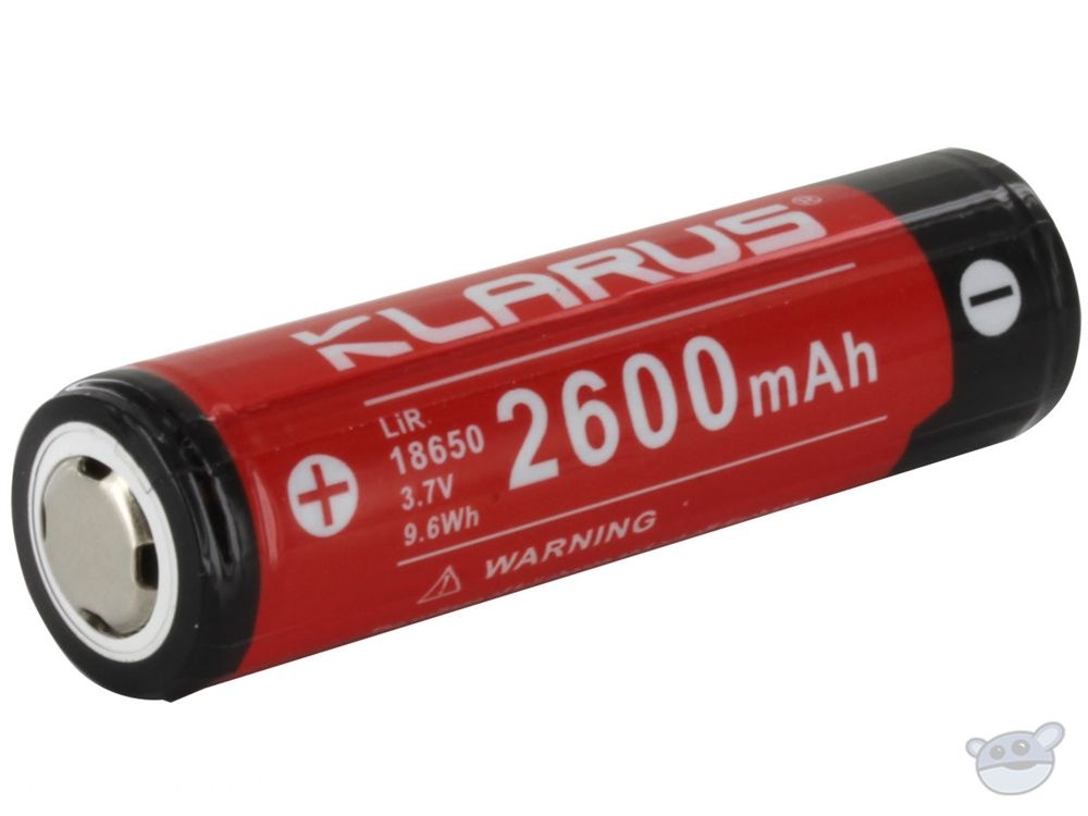 Klarus 18650 BAT-26 Li-Ion Rechargeable Battery (3.7V, 2600mAh)