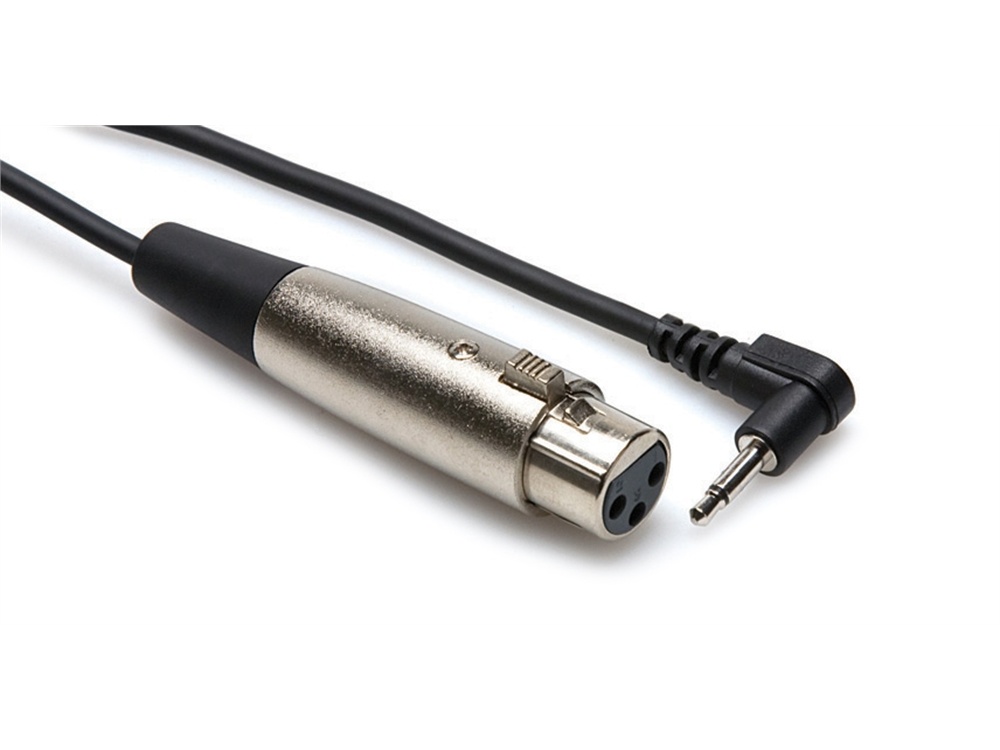 Hosa XVM-305F Mono Mini Male to 3-Pin XLR Female Cable - 5'