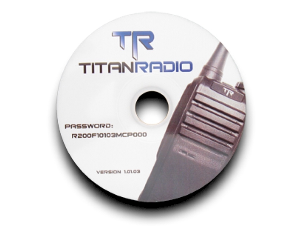 Titan Radio TRSW Programming Software for TR200 and TR400