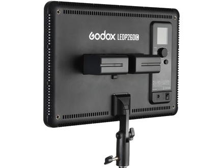Godox LEDP260 LED Bi-Color Video Lamp Light Panel 3300K~5600K w/ Extender Pole